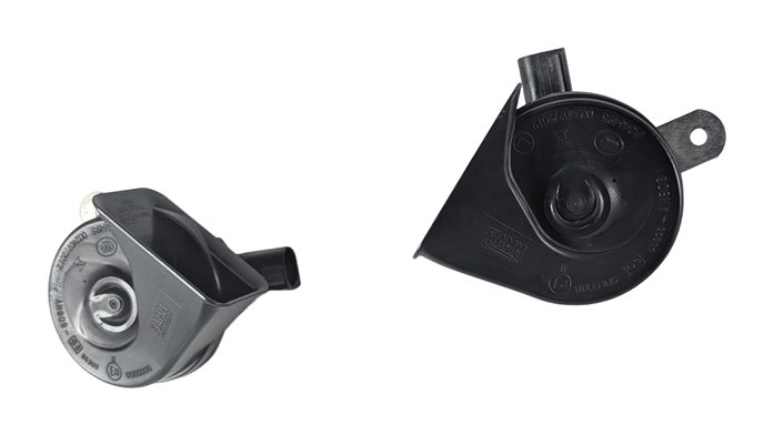 13-19 MERCEDES GL ML GLE GLS CLASS (W166 X166) HIGH & LOW TONE SAFETY HORN SET-2
