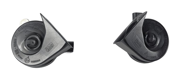 Thumbnail 2: 13-19 MERCEDES GL ML GLE GLS CLASS (W166 X166) HIGH & LOW TONE SAFETY HORN SET-2