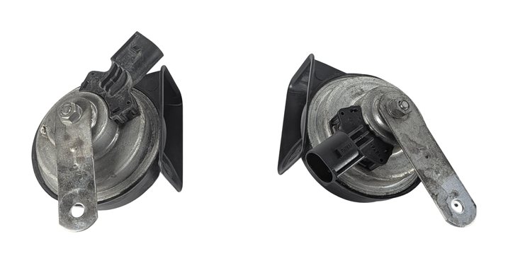 Thumbnail 4: 13-19 MERCEDES GL ML GLE GLS CLASS (W166 X166) HIGH & LOW TONE SAFETY HORN SET-2