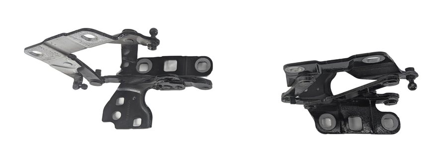 Thumbnail 3: 12-19 MERCEDES GL ML (W166 X166) FRONT LEFT & RIGHT HOOD HINGE SET (Black)