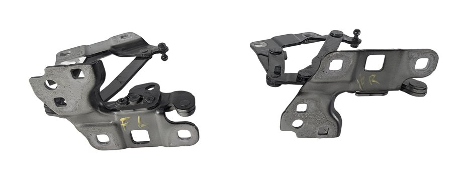 Thumbnail 4: 12-19 MERCEDES GL ML (W166 X166) FRONT LEFT & RIGHT HOOD HINGE SET (Black)