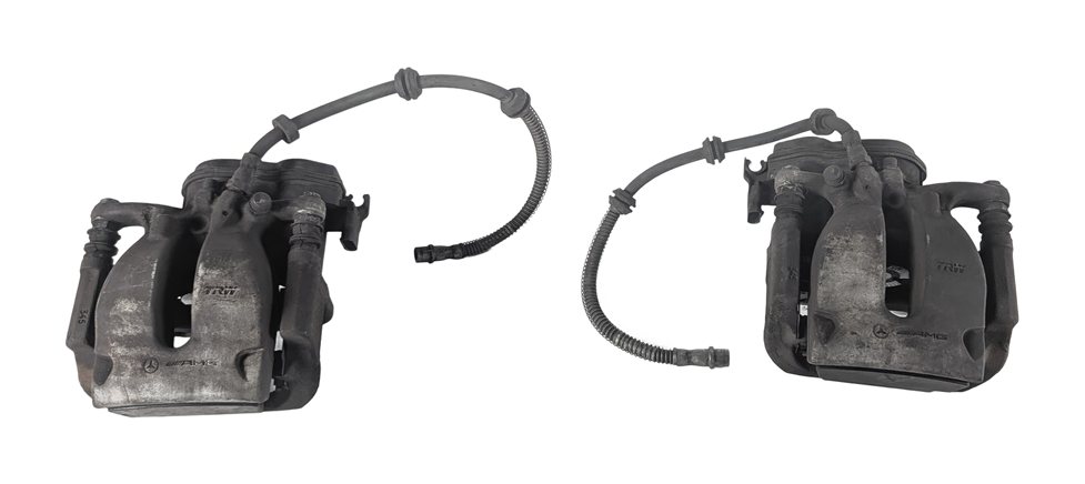Thumbnail 2: 2013-2019 MERCEDES GL GLE GLS ML W166 X166 REAR LEFT & RIGHT BRAKE CALIPER SET/2