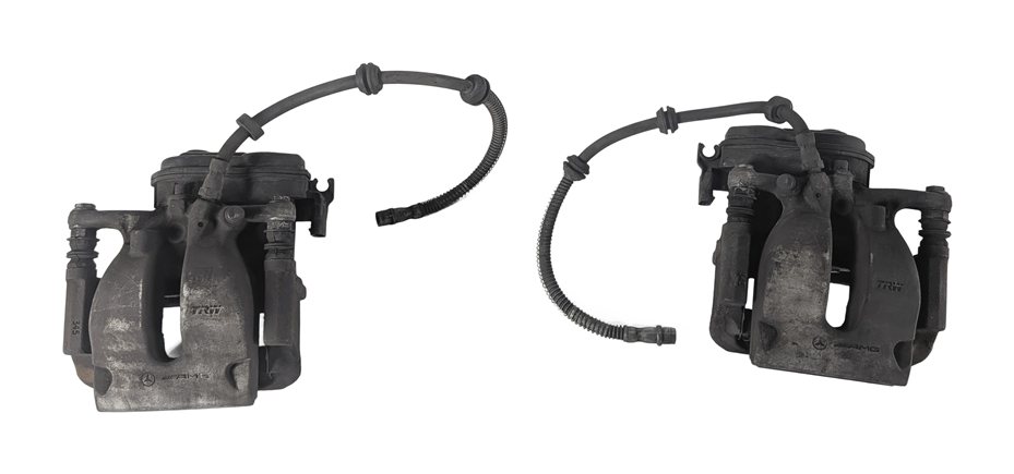 Thumbnail 3: 2013-2019 MERCEDES GL GLE GLS ML W166 X166 REAR LEFT & RIGHT BRAKE CALIPER SET/2