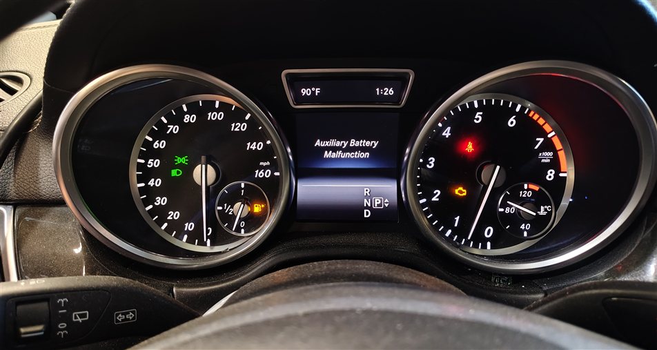 Thumbnail 2: 2015-2016 MERCEDES GL450 GL550 (X166) SPEEDOMETER INSTRUMENT GAUGE CLUSTER
