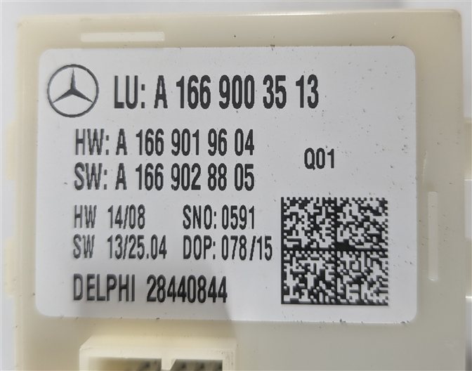 Thumbnail 7: 12-16 MERCEDES GL ML CLASS (W166 X166) REAR TRUNK LIFT LIFTGATE CONTROL MODULE