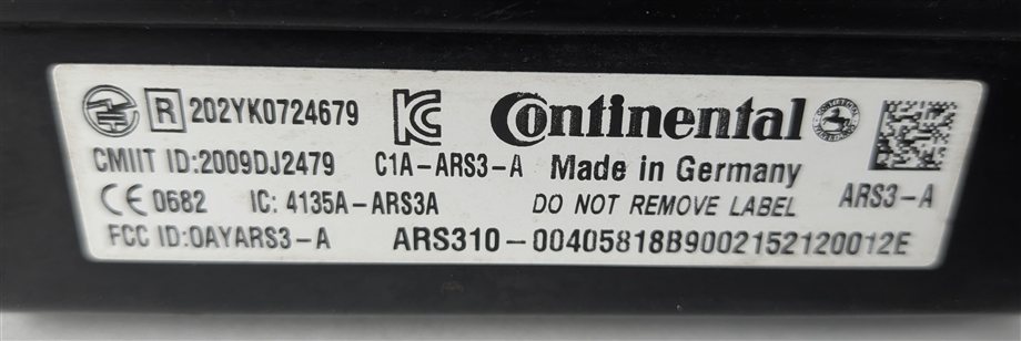 Thumbnail 6: 11-16 MERCEDES C/CL/CLS/E/GL/ML/S/R/SLK CLASS FRONT ADAPTIVE CRUISE RADAR UNIT