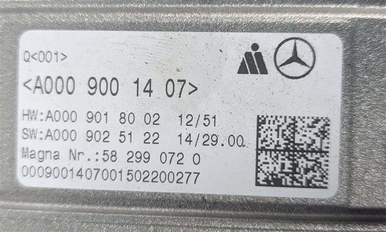 Thumbnail 7: 2013-2016 MERCEDES GL ML CLASS (W166 X166) SURROUND VIEW CAMERA CONTROL MODULE