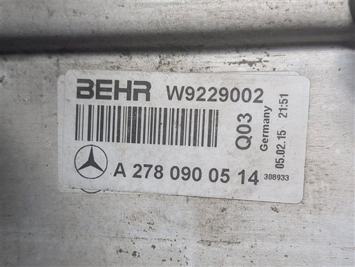 Thumbnail 6: 11-20 MERCEDES E GL ML S W212 W166 W221 X166 4.6L INTAKE MANIFOLD w/ INTERCOOLER
