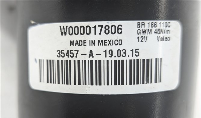 Thumbnail 5: 2013-2019 MERCEDES GL350 GL450 GL550 GLS GLE (W166 X166) FRONT WIPER MOTOR