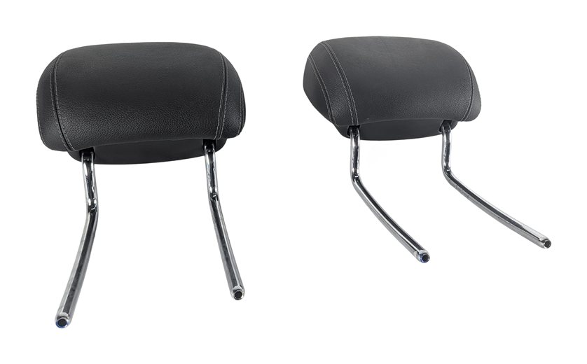 12-19 MERCEDES GL GLS ML X166 W166 FRONT LEFT & RIGHT HEADREST SET/2 (Black)