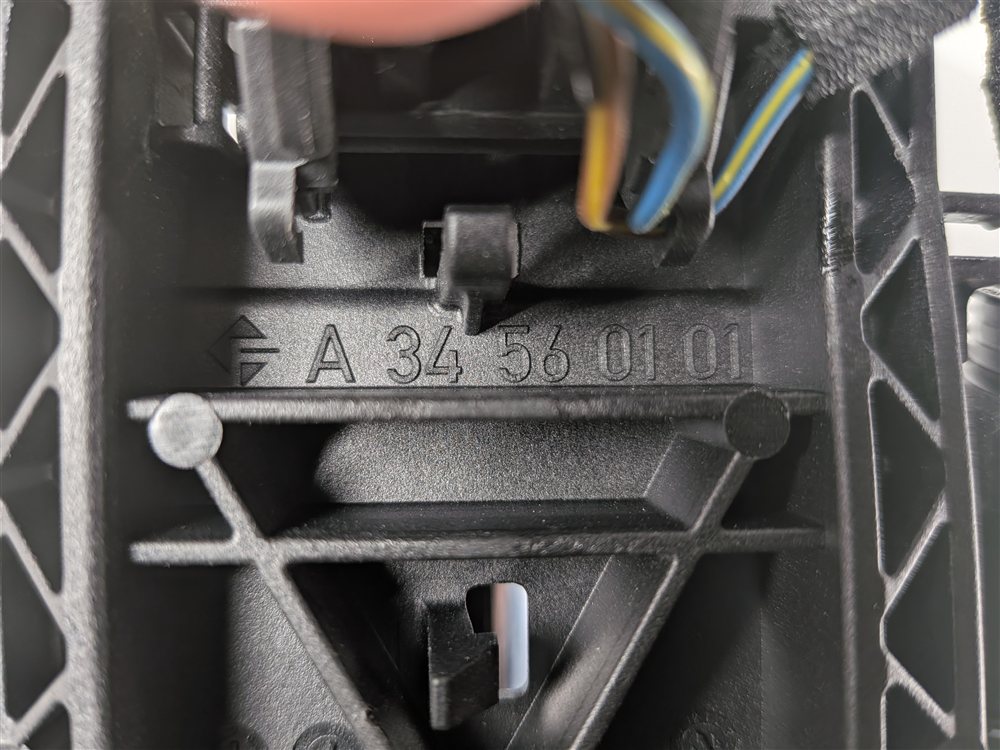 Thumbnail 7: 08-16 MERCEDES C E GL ML CLASS FRONT or REAR RIGHT KEYLESS DOOR HANDLE (Black)