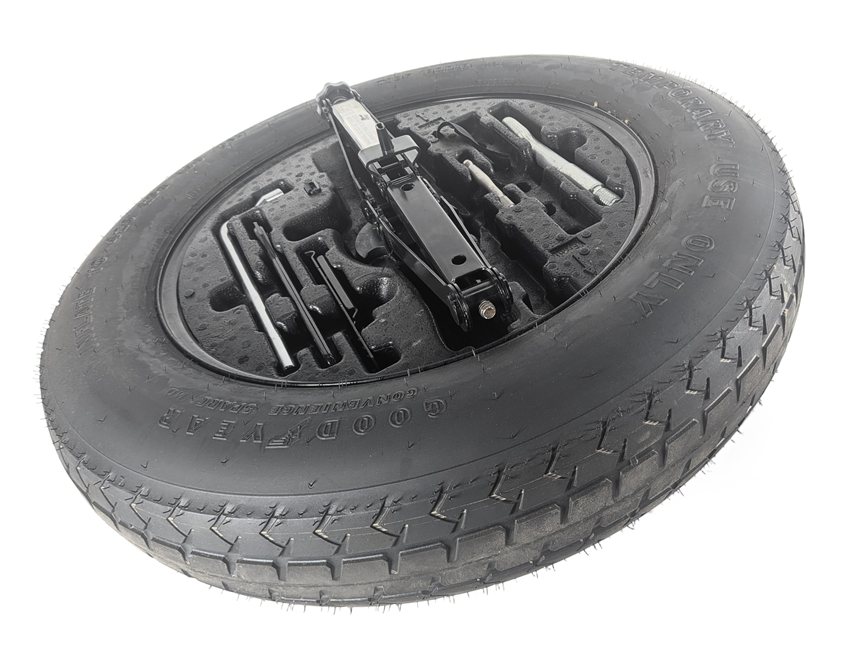 08-17 MERCEDES GL GLE GLS ML W164 X164 W166 X166 19x4.5 SPARE TIRE w/ TOOL KIT