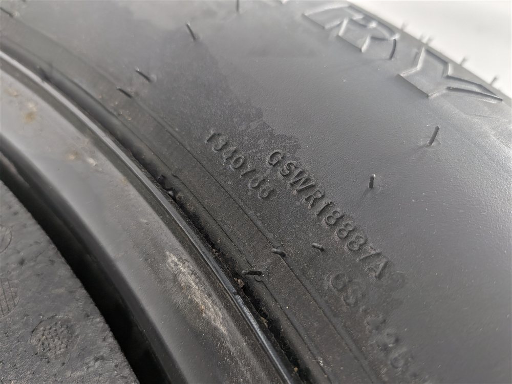 Thumbnail 10: 08-17 MERCEDES GL GLE GLS ML W164 X164 W166 X166 19x4.5 SPARE TIRE w/ TOOL KIT