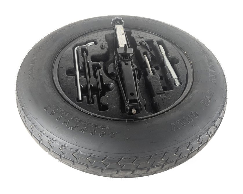 Thumbnail 3: 08-17 MERCEDES GL GLE GLS ML W164 X164 W166 X166 19x4.5 SPARE TIRE w/ TOOL KIT