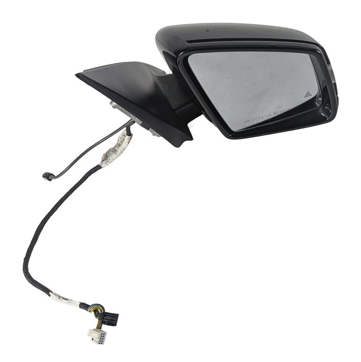 13-16 MERCEDES GL350 GL450 GL550 X166 RIGHT PASSENGER CAMERA DOOR MIRROR (Black)