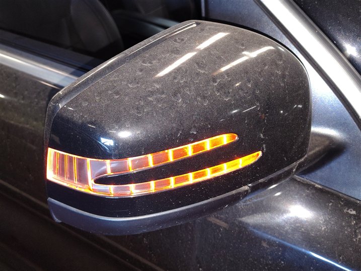 Thumbnail 17: 13-16 MERCEDES GL350 GL450 GL550 X166 RIGHT PASSENGER CAMERA DOOR MIRROR (Black)