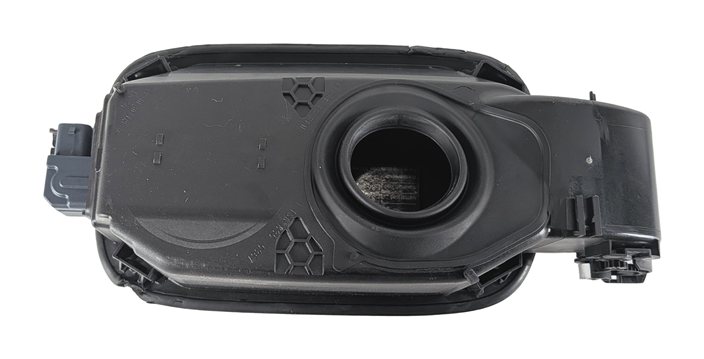 Thumbnail 3: 13-19 MERCEDES GL GLS CLASS (X166) FUEL TANK DOOR LID w/HOUSING GAS CAP (Black)