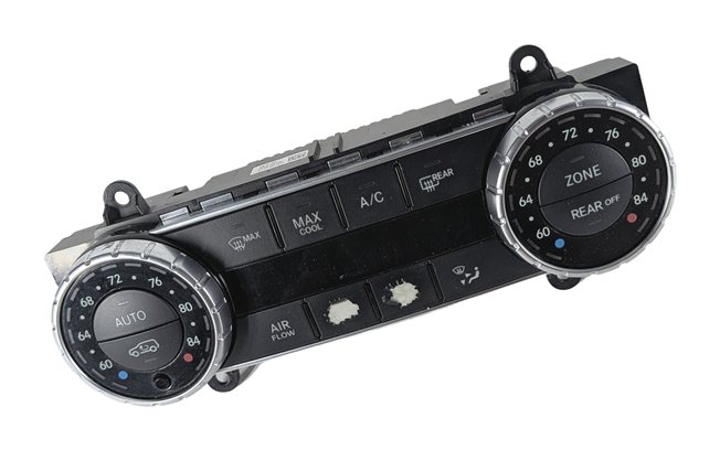 14-19 MERCEDES GL GLS (X166 W166) FRONT HEATER AC CLIMATE CONTROL & TRIM (BLACK)