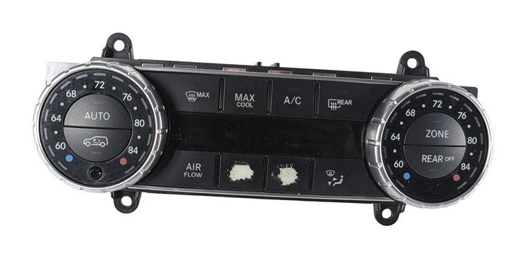 Thumbnail 2: 14-19 MERCEDES GL GLS (X166 W166) FRONT HEATER AC CLIMATE CONTROL & TRIM (BLACK)