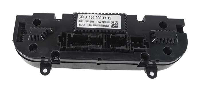 Thumbnail 4: 14-19 MERCEDES GL GLS (X166 W166) FRONT HEATER AC CLIMATE CONTROL & TRIM (BLACK)