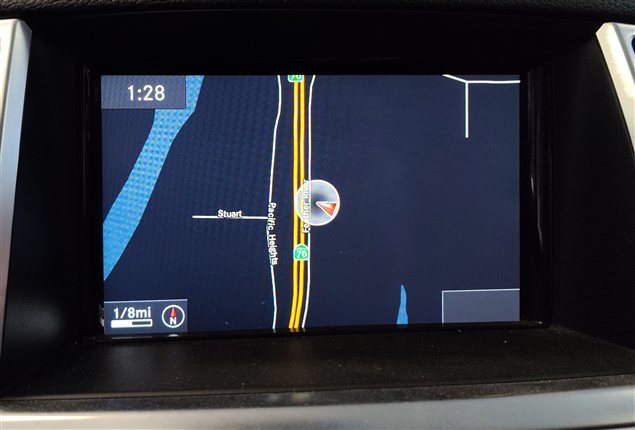 15-16 MERCEDES GL350 GL450 GL550 (X166) FRONT GPS NAVIGATION DISPLAY SCREEN 7"