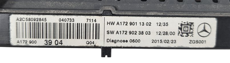 Thumbnail 8: 15-16 MERCEDES GL350 GL450 GL550 (X166) FRONT GPS NAVIGATION DISPLAY SCREEN 7"