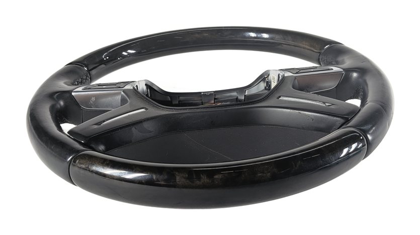 Thumbnail 3: 12-16 ML GL (X166 W166) 4 SPOKE STEERING WHEEL & RADIO CONTROLS (Black)