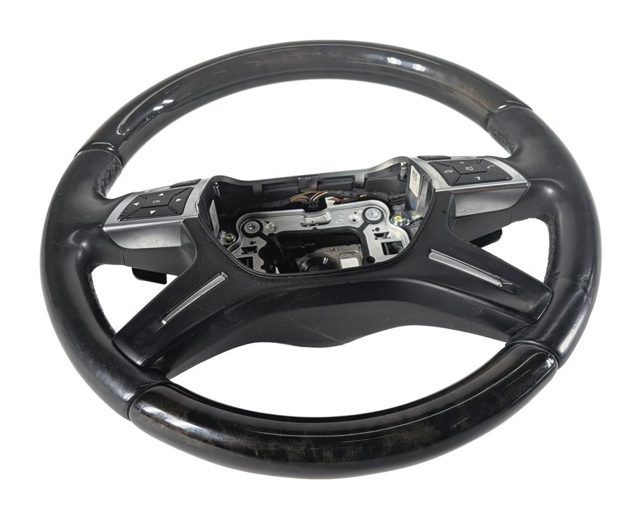 Thumbnail 4: 12-16 ML GL (X166 W166) 4 SPOKE STEERING WHEEL & RADIO CONTROLS (Black)