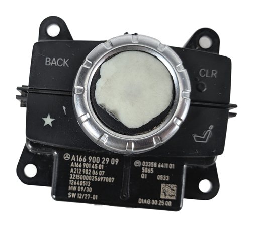Thumbnail 3: 14-16 MERCEDES GL350 GL450 GL550 ML350 ML550 (W166 X166) RADIO GPS SWITCH KNOB