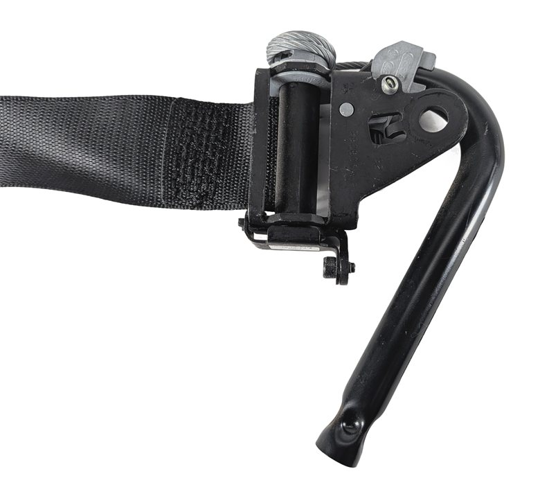 Thumbnail 4: 12-16 MERCEDES GL CLASS (X166) FRONT RIGHT PASSENGER SEATBELT RETRACTOR (Black)