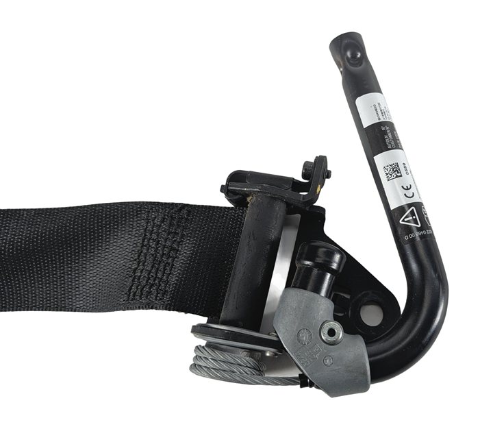 Thumbnail 5: 12-16 MERCEDES GL CLASS (X166) FRONT RIGHT PASSENGER SEATBELT RETRACTOR (Black)