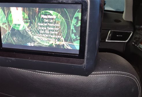 11-19 MERCEDES E GL ML S CLASS REAR LEFT OR RIGHT HEADREST MEDIA VIDEO SCREEN