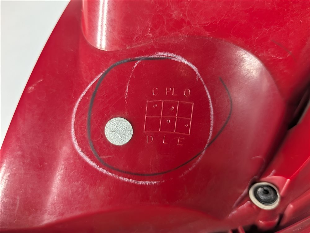 Thumbnail 8: 13-16 MERCEDES GL (X166) REAR LEFT DRIVER OUTER TAILLIGHT BRAKE LIGHT LAMP