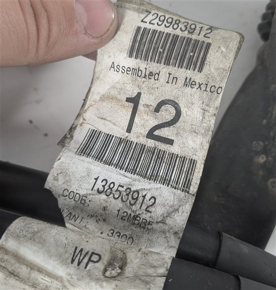 Thumbnail 5: 2015 MERCEDES GL550 X166 4.6L POSITIVE BATTERY CABLE ALTERNATOR STARTER HARNESS