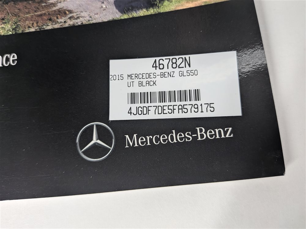 Thumbnail 12: 2015 MERCEDES GL550 (X166) 4.6L OWNER'S MANUAL BOOKLET GUIDE w/ LEATHER CASE SET