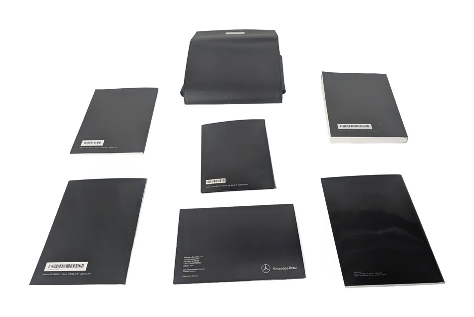 Thumbnail 4: 2015 MERCEDES GL550 (X166) 4.6L OWNER'S MANUAL BOOKLET GUIDE w/ LEATHER CASE SET