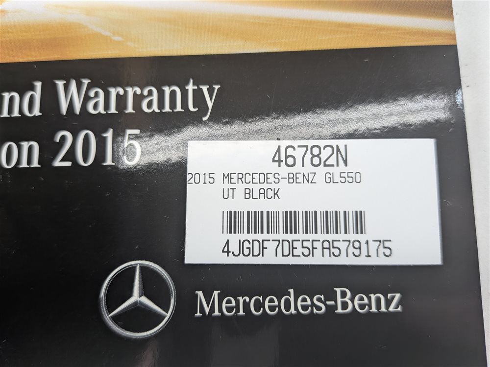 Thumbnail 7: 2015 MERCEDES GL550 (X166) 4.6L OWNER'S MANUAL BOOKLET GUIDE w/ LEATHER CASE SET