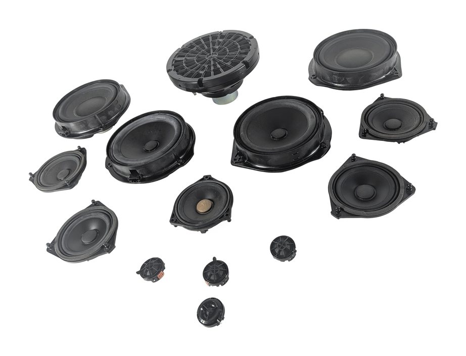 2015 MERCEDES GL550 (X166) HARMAN KARDON LOGIC7 SURROUND SOUND SPEAKER SET/14