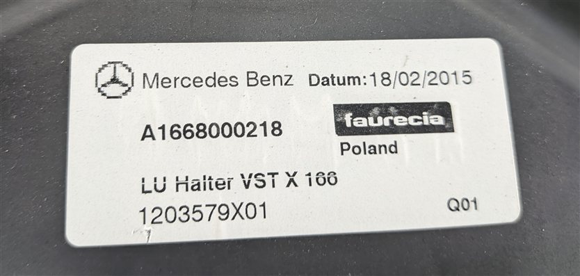 Thumbnail 8: 2015 MERCEDES GL550 (X166) DYNAMIC MULTICONTOUR SEAT LUMBAR AIR VACUUM PUMP