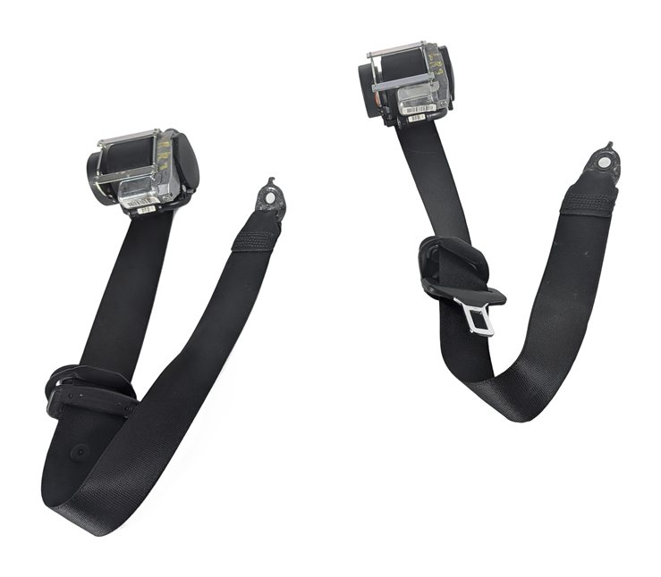 2015 MERCEDES GL550 (X166) 3RD ROW LEFT/RIGHT SEATBELT RETRACTOR SET/2 (Black)