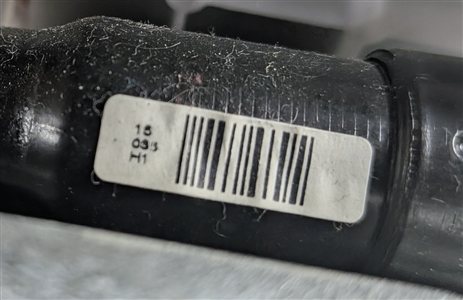 Thumbnail 11: 2015 MERCEDES GL550 (X166) REAR 2ND ROW LEFT SEAT SEATBELT RETRACTOR (Black)