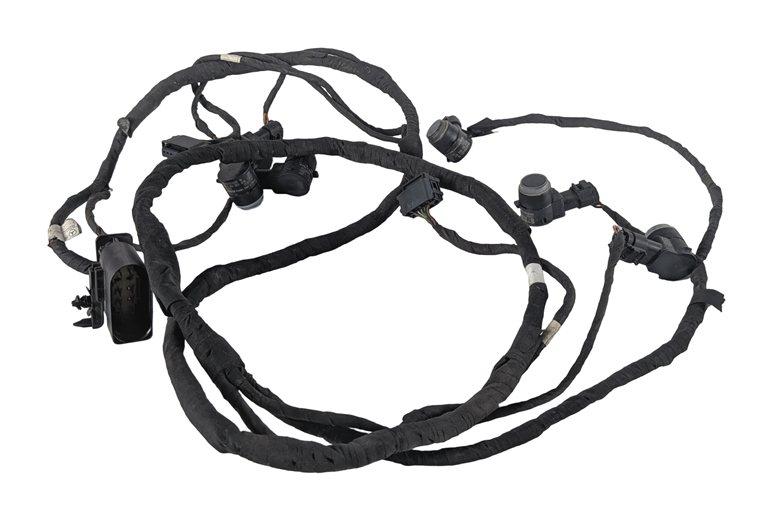 Thumbnail 2: 2015 MERCEDES GL550 (X166) FRONT PARK ASSIST PDC SENSOR SET/6 w/HARNESS (Black)
