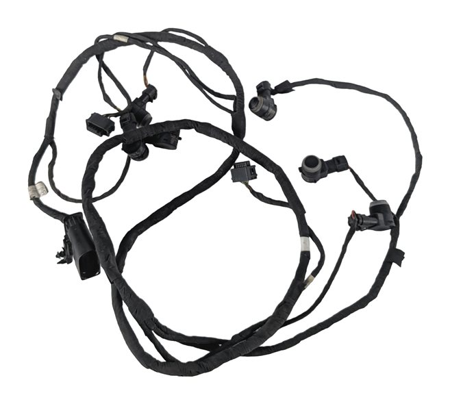 Thumbnail 3: 2015 MERCEDES GL550 (X166) FRONT PARK ASSIST PDC SENSOR SET/6 w/HARNESS (Black)