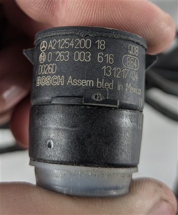 Thumbnail 9: 2015 MERCEDES GL550 (X166) FRONT PARK ASSIST PDC SENSOR SET/6 w/HARNESS (Black)
