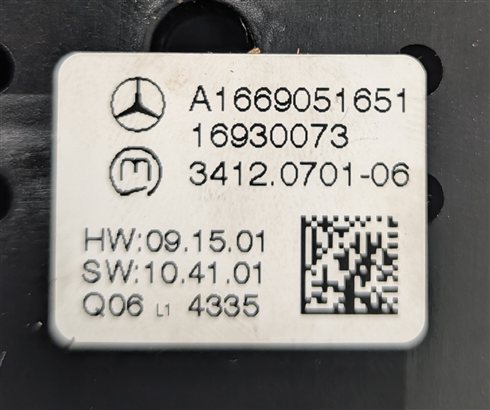 Thumbnail 5: 2015 MERCEDES GL550 (X166) CENTER CONSOLE SUSPENSION RAISE DSR SPORT MODE SWITCH