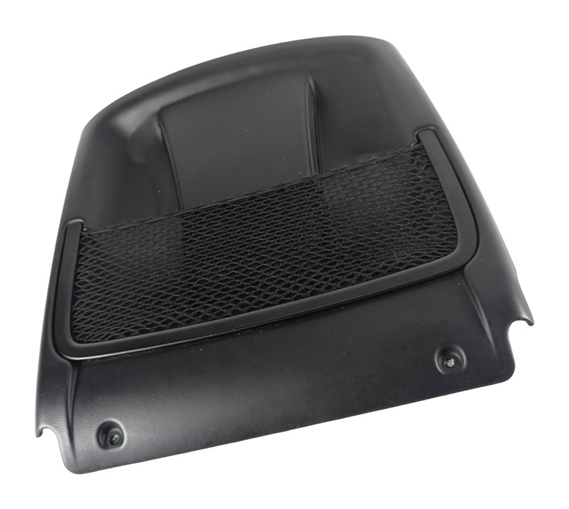 2015 MERCEDES GL550 (X166) FRONT SEAT BACK COVER PANEL w/STORAGE NET (Black)