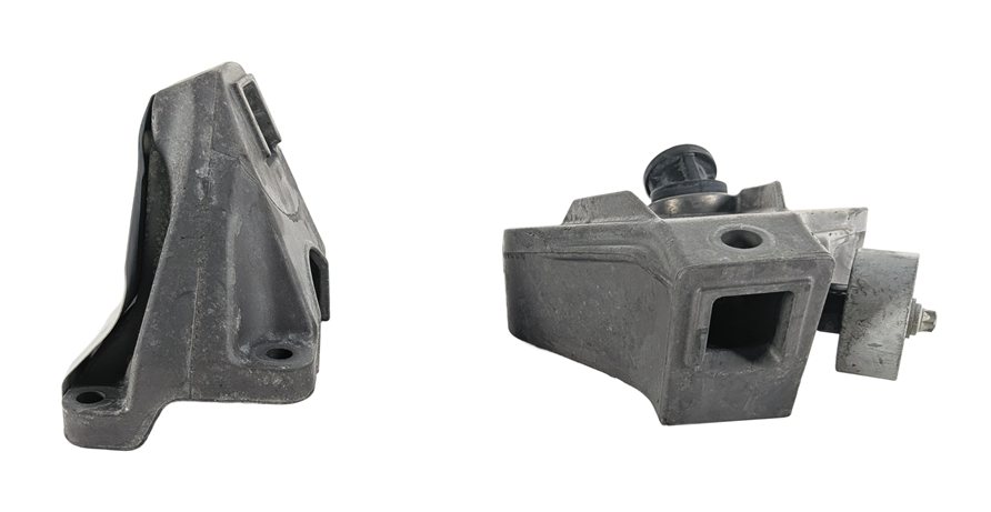 Thumbnail 3: 14-16 BMW 535D F10 3.0L N57 ENGINE MOTOR SUPPORT MOUNT BRACKET LEFT/RIGHT SET/2