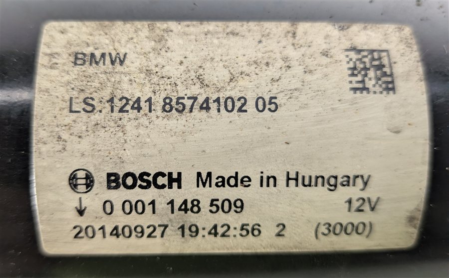 Thumbnail 5: 14-18 BMW 328D 535D 740D (F01 F02 F10 F30) 3.0L DIESEL ENGINE STARTER MOTOR