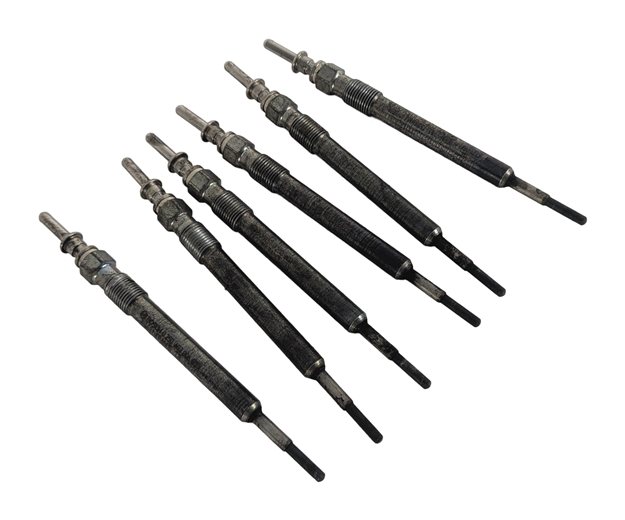 2015 BMW 535D (F10) 3.0L (N57) ENGINE DIESEL MOTOR GLOW PLUG HEATER SET/6