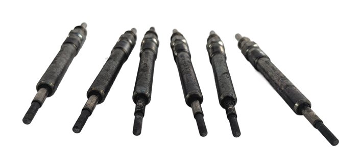 Thumbnail 2: 2015 BMW 535D (F10) 3.0L (N57) ENGINE DIESEL MOTOR GLOW PLUG HEATER SET/6